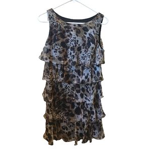 Tiered Animal Print Dress 12